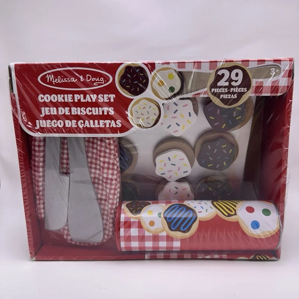 Melissa & Doug Slice & Bake Cookie Set‎ Wooden Play Food, 29pc Multicolor